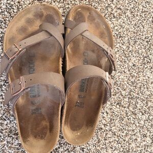 Birkenstock Brown Double-Strap Sandals